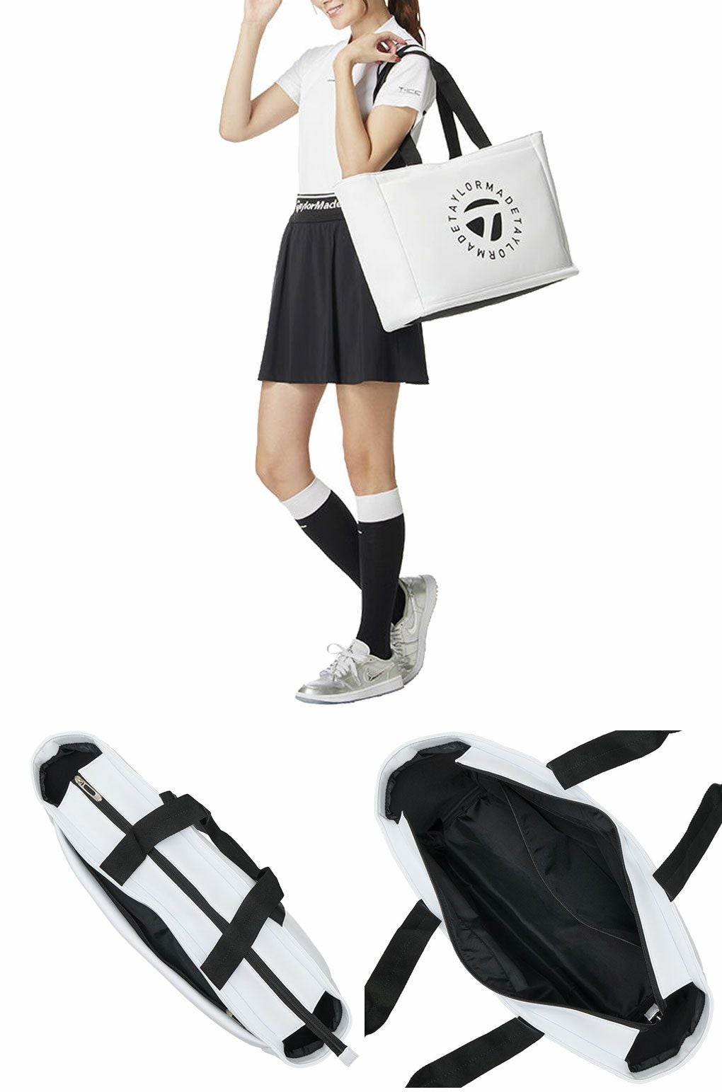 テーラーメイドサークルロゴトートバッグUN749レディースTaylorMade2025年モデル日本正規品