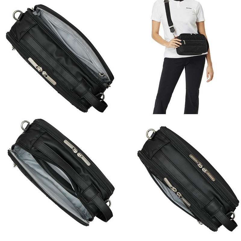 テーラーメイドウィメンズウィルシャーショルダーポーチUN767ラウンドバッグTaylorMadeゴルフ2025年モデル日本正規品