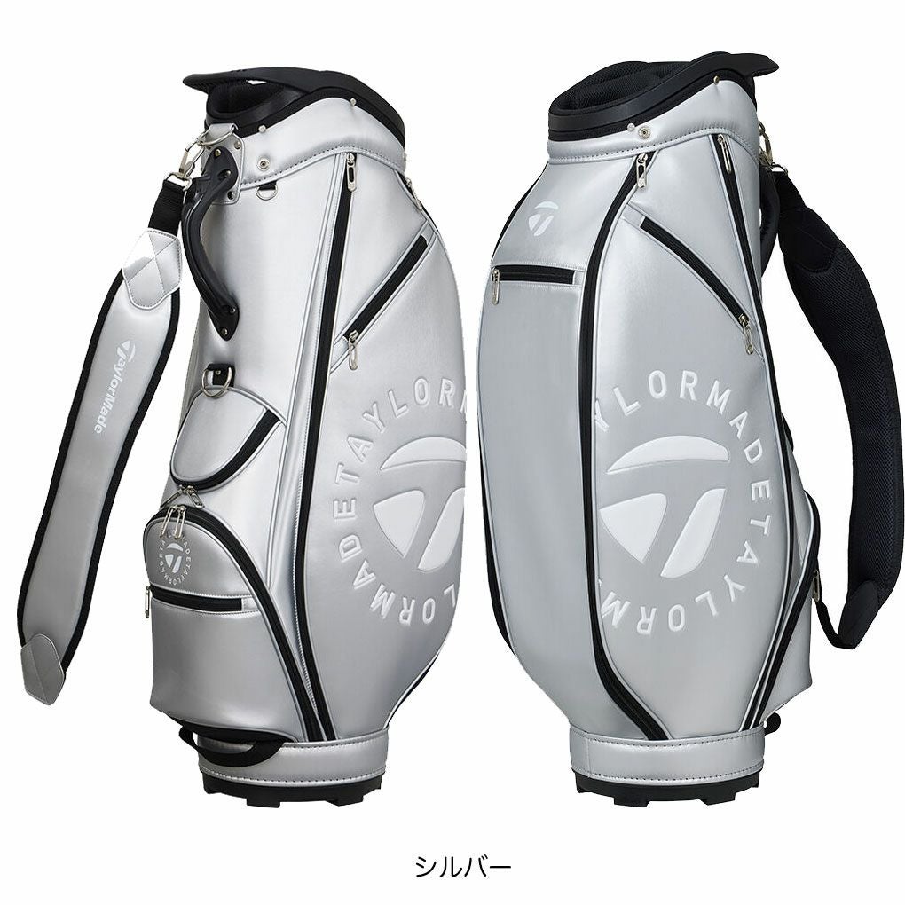 テーラーメイドサークルロゴキャディバッグUN7479.5型47インチ対応4分割カートバッグゴルフTaylorMade日本正規品2025年モデル