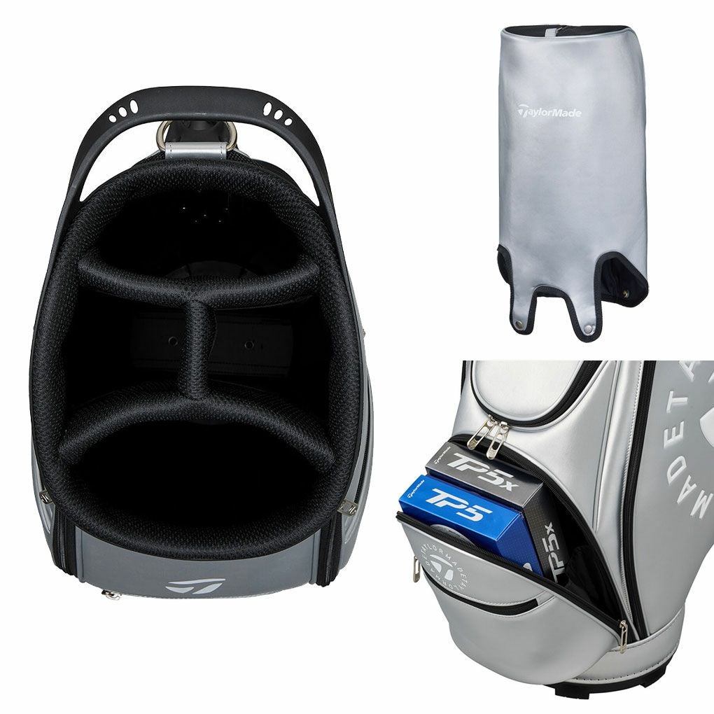テーラーメイドサークルロゴキャディバッグUN7479.5型47インチ対応4分割カートバッグゴルフTaylorMade日本正規品2025年モデル