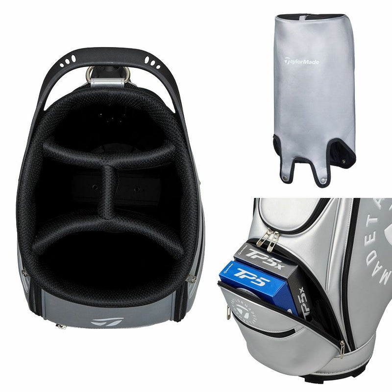 テーラーメイドサークルロゴキャディバッグUN7479.5型47インチ対応4分割カートバッグゴルフTaylorMade日本正規品2025年モデル