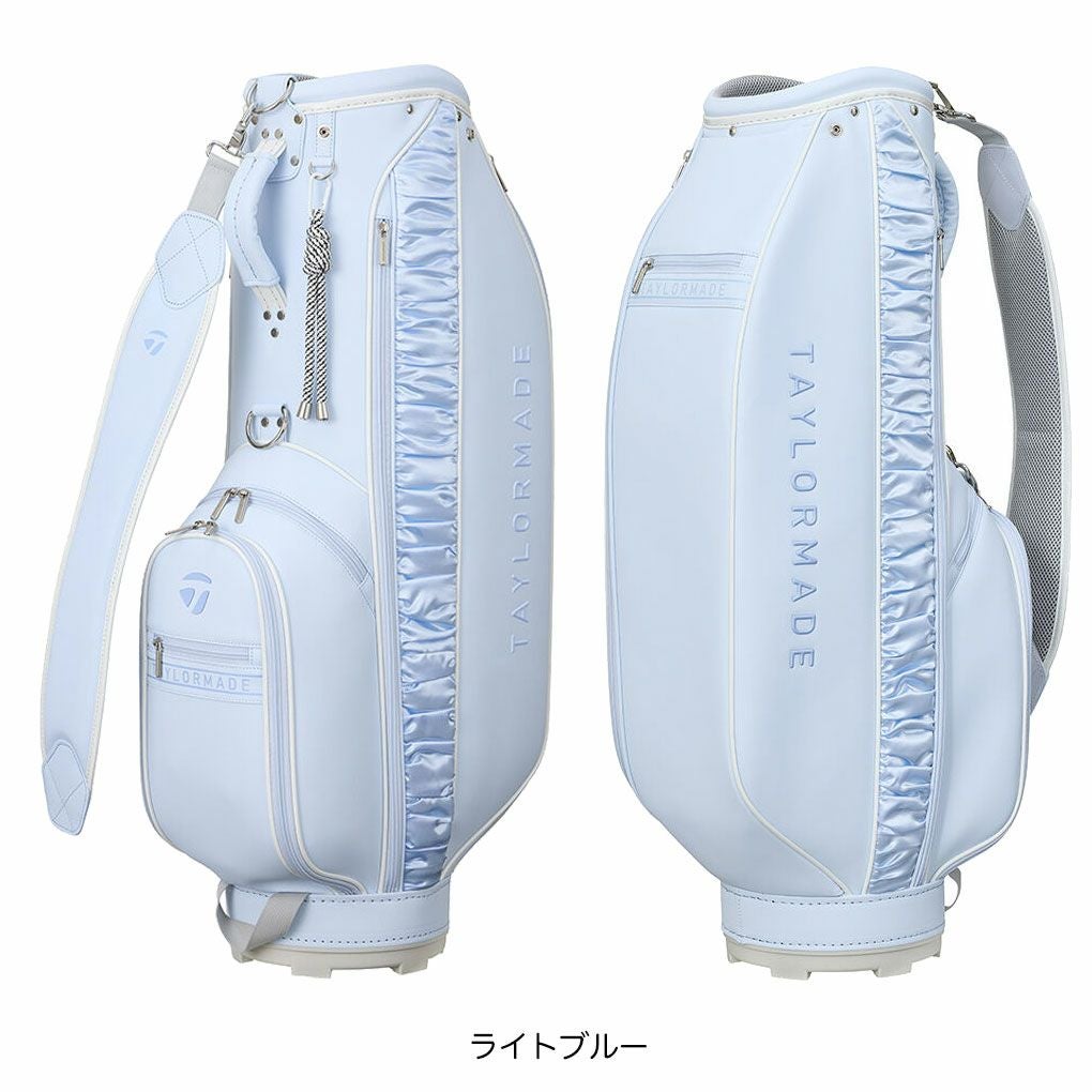 テーラーメイドウィメンズウィルシャーキャディバッグUN764レディース8.5型46インチ対応5分割カートバッグゴルフTaylorMade日本正規品2025年モデル