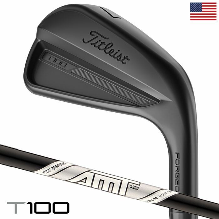 タイトリストT100Blackアイアン7本セットメンズ右用USA直輸入品Titleist2025年モデル