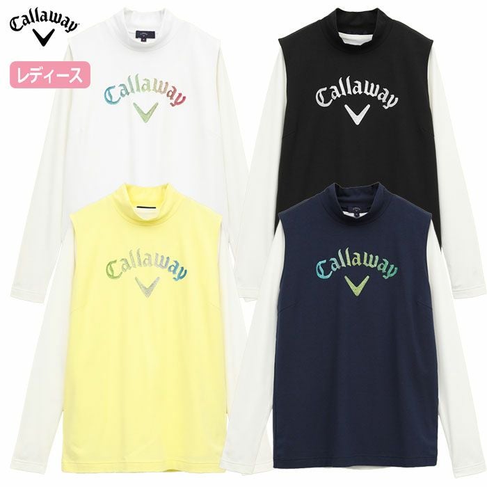 キャロウェイノースリーブセットモックネックシャツC25134217レディースゴルフウェア2025春夏モデルCallaway日本正規品