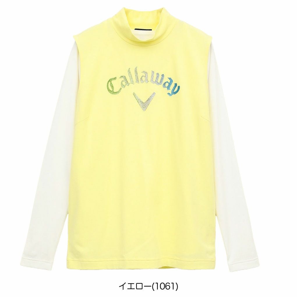 キャロウェイノースリーブセットモックネックシャツC25134217レディースゴルフウェア2025春夏モデルCallaway日本正規品