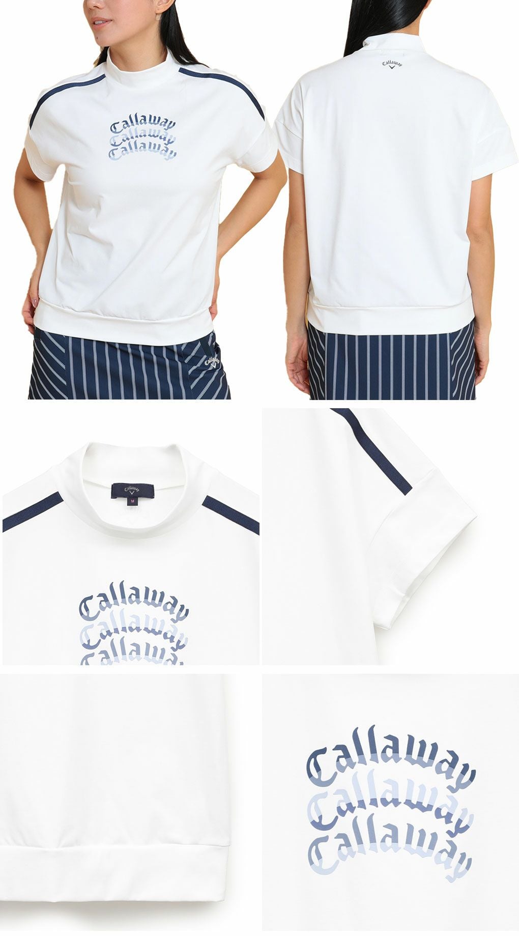 キャロウェイノースリーブセットモックネックシャツC25134217レディースゴルフウェア2025春夏モデルCallaway日本正規品