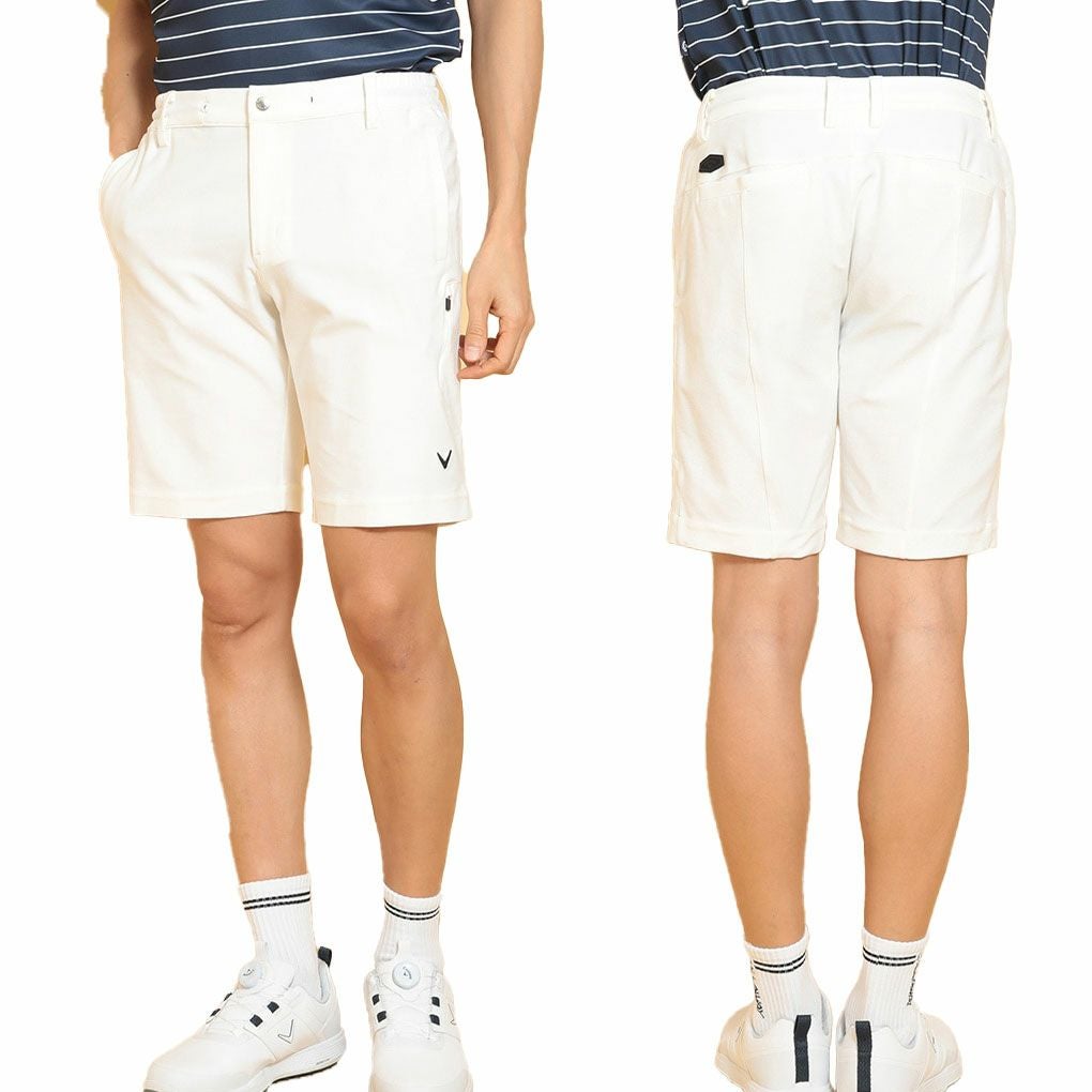 キャロウェイ裏クール８WAYストレッチニットツイルショートパンツC25127101メンズゴルフウェアゴルフ2025春夏モデル日本正規品