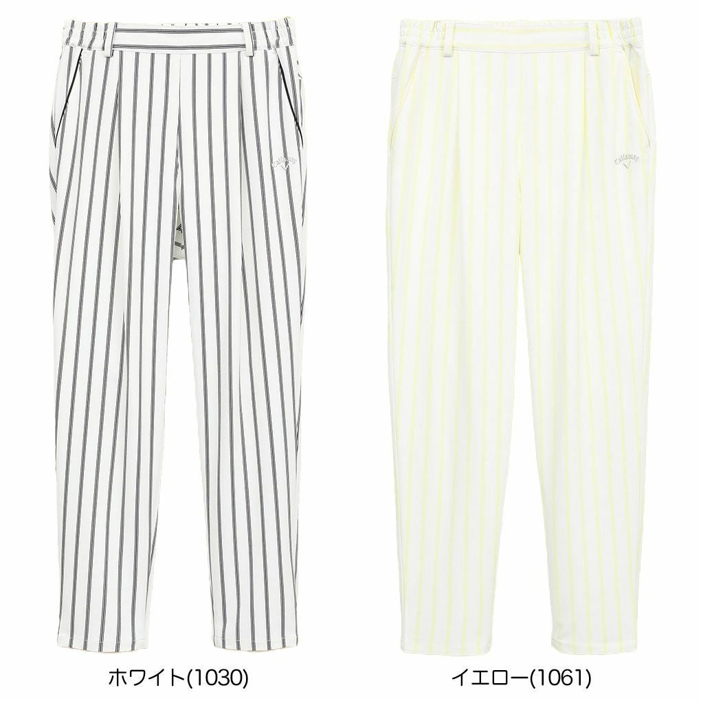キャロウェイ8WAYストレッチストライプジョガーパンツC25126204レディースゴルフウェアゴルフ2025春夏モデル日本正規品