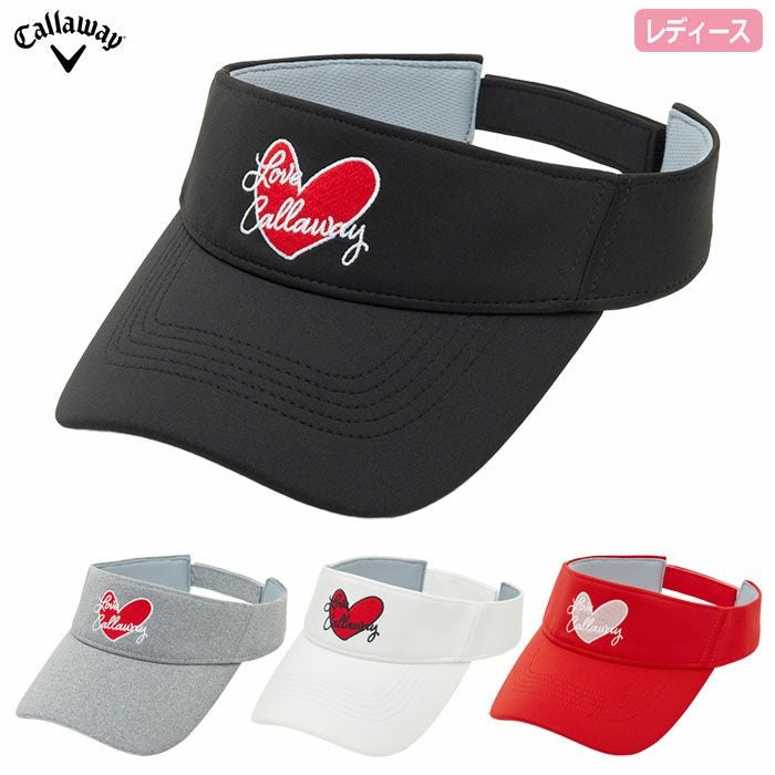 キャロウェイWOMENSラブキャロウェイバイザーC25191209レディースゴルフウェア2025春夏モデル日本正規品