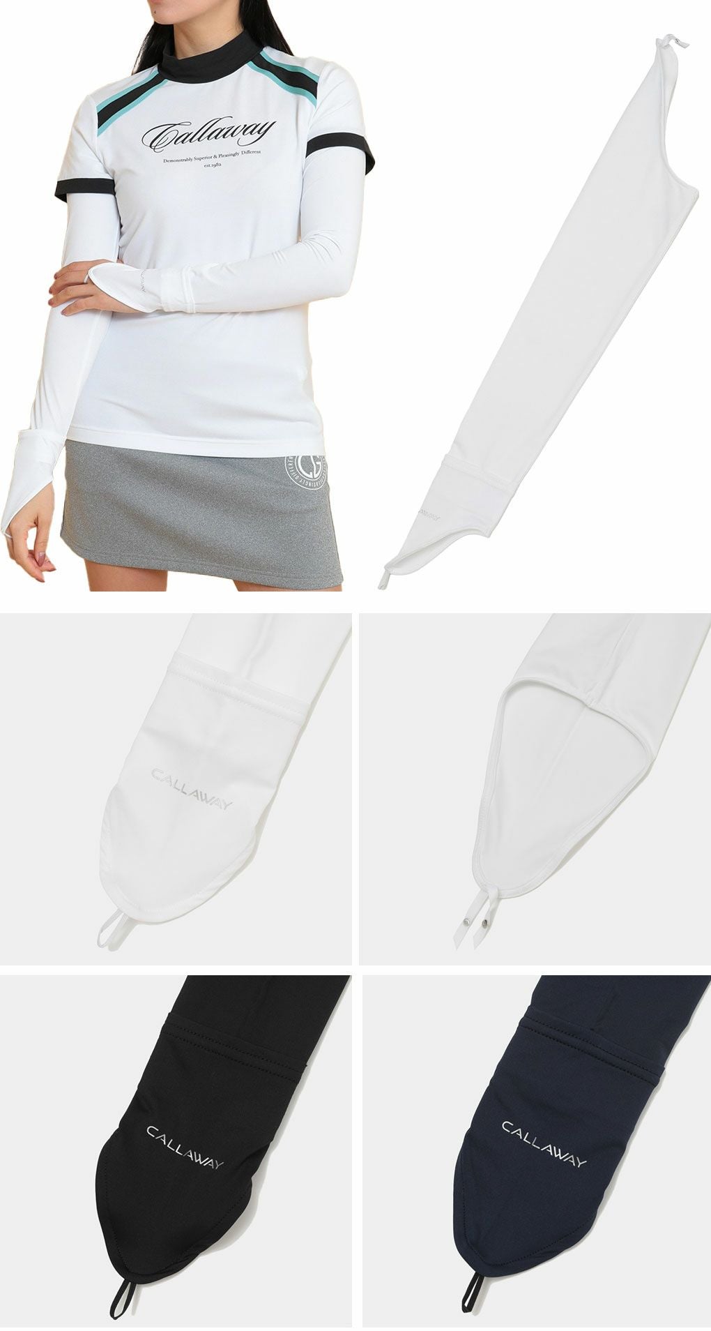 キャロウェイアームカバーC25198202レディースゴルフウェア日焼け対策Callaway2025春夏モデル日本正規品