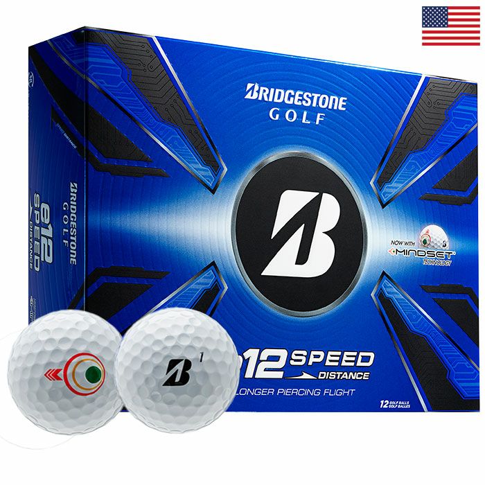 BS ブリヂストンゴルフ 2025 e12 Speed ゴルフボール 1ダース（12球入