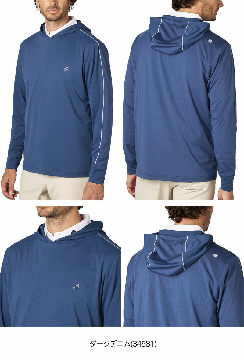 フットジョイライトウェイトストレッチ長袖フーディーFJ-F25-M12メンズゴルフウェアFOOTJOY2025春夏モデル日本正規品