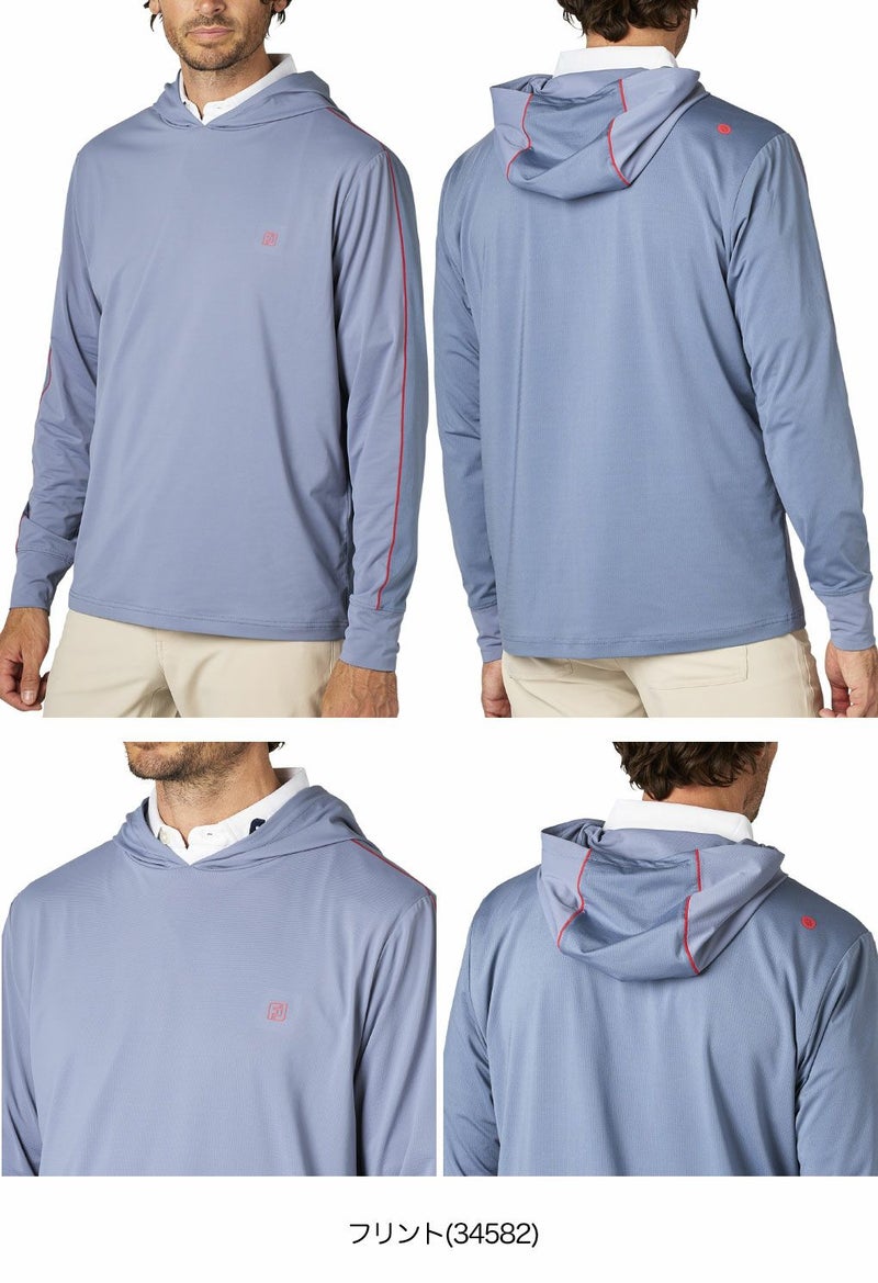 フットジョイライトウェイトストレッチ長袖フーディーFJ-F25-M12メンズゴルフウェアFOOTJOY2025春夏モデル日本正規品