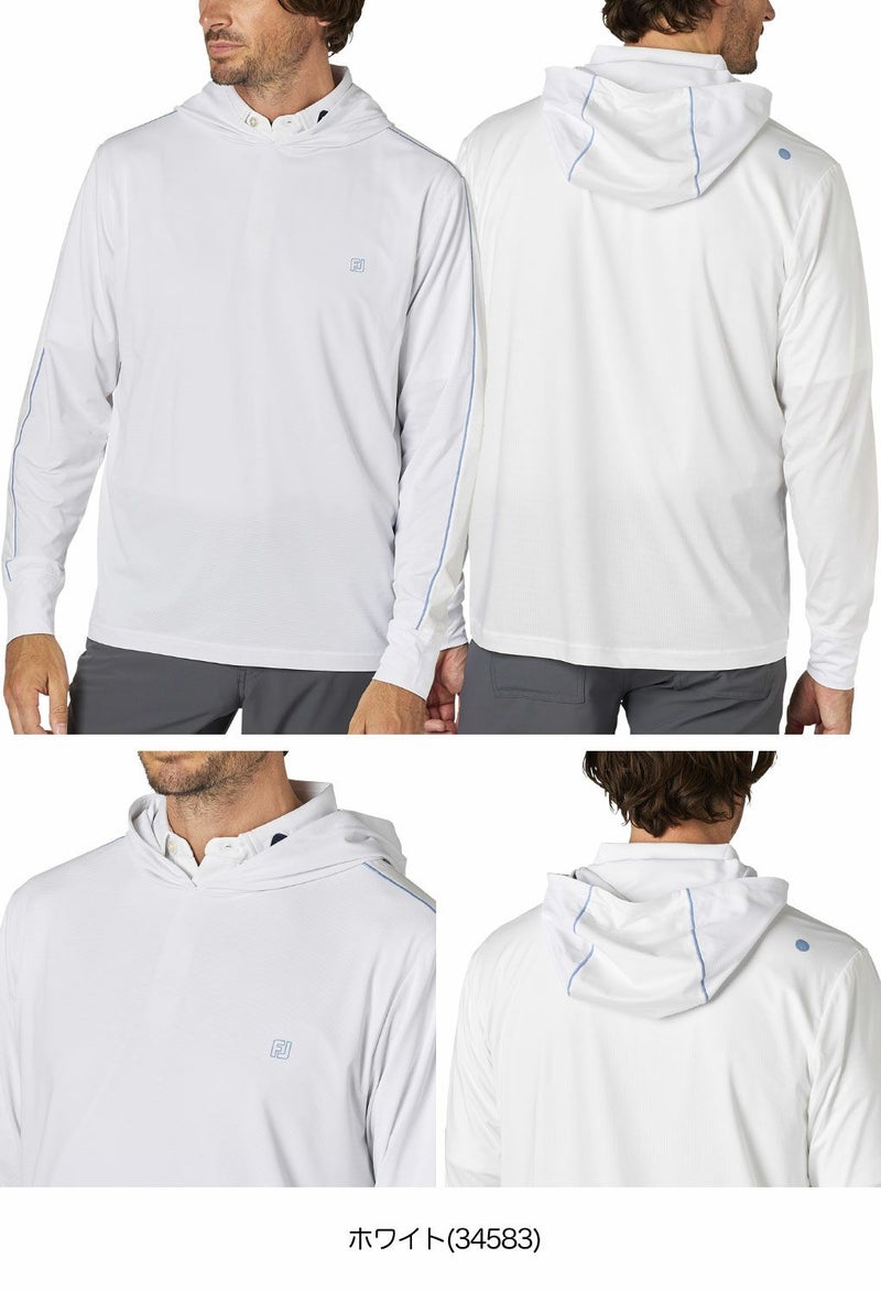 フットジョイライトウェイトストレッチ長袖フーディーFJ-F25-M12メンズゴルフウェアFOOTJOY2025春夏モデル日本正規品