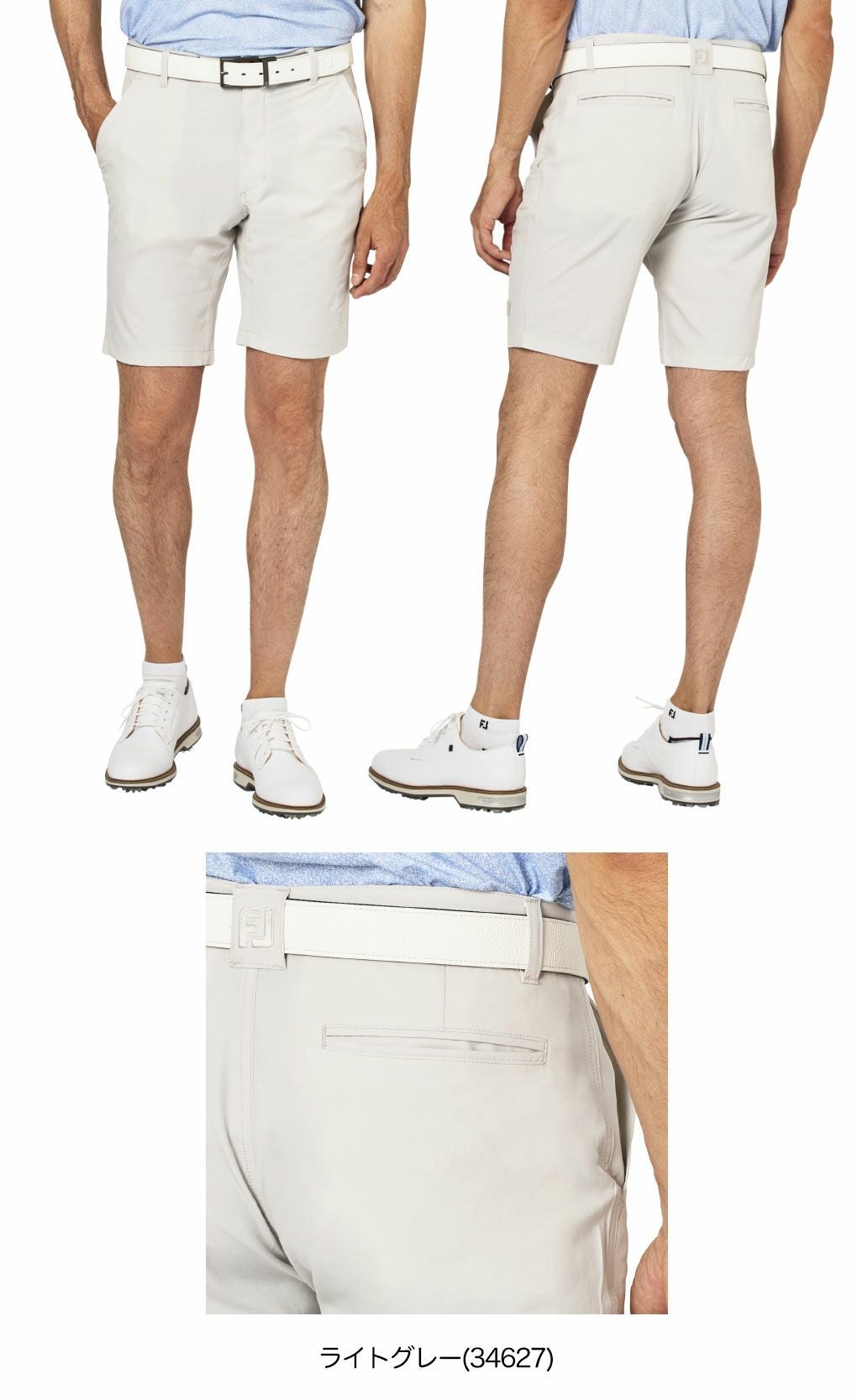 フットジョイライトウェイト無地ショーツFJ-S25-P12メンズゴルフウェアFOOTJOY2025春夏モデル日本正規品