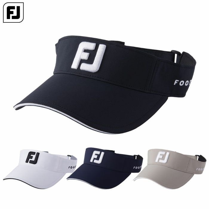 フットジョイMEN'SシューアイコンベーシックサンバイザーFH25VBSCメンズゴルフ帽子FOOTJOY2025春夏モデル日本正規品