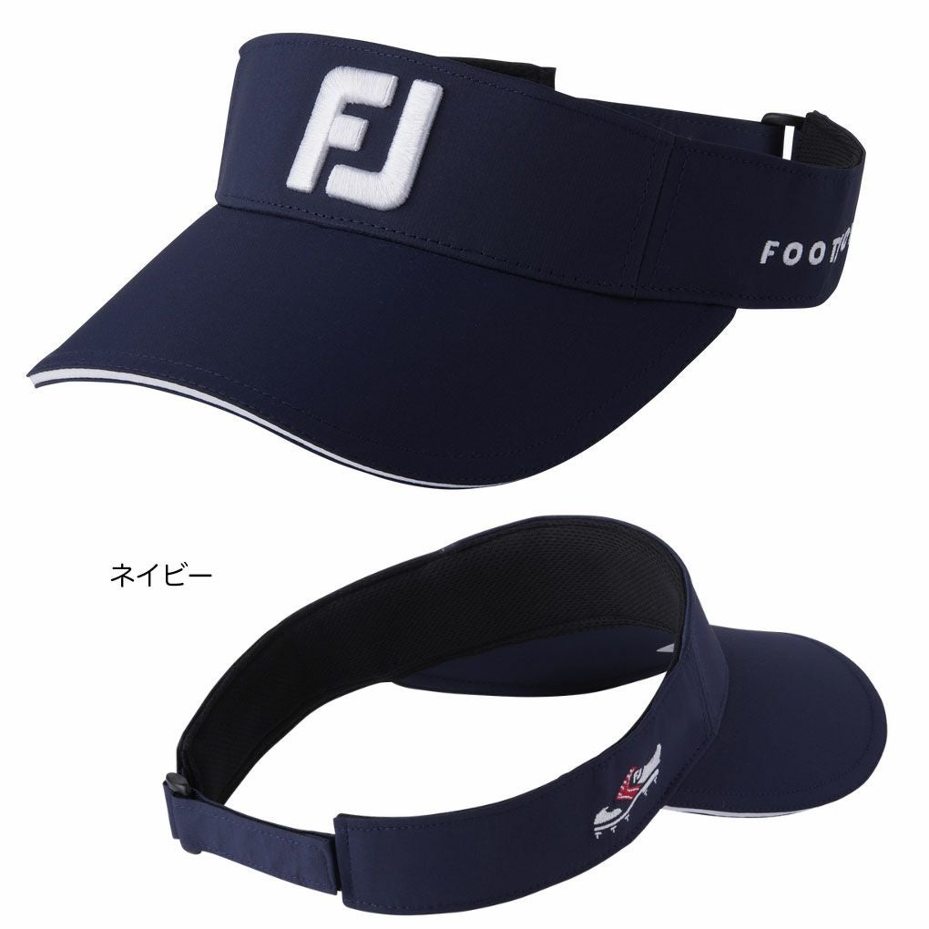 フットジョイMEN'SシューアイコンベーシックサンバイザーFH25VBSCメンズゴルフ帽子FOOTJOY2025春夏モデル日本正規品