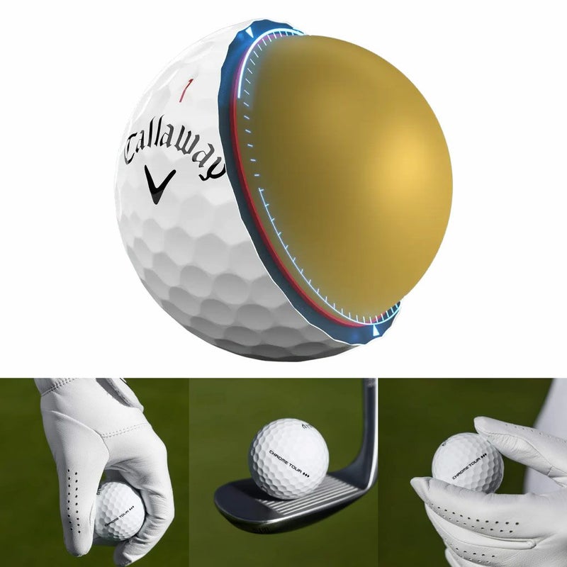 キャロウェイ2025CHROMETOURTripleDiamondゴルフボール12球入4ピース2025年モデルゴルフゴルフボール