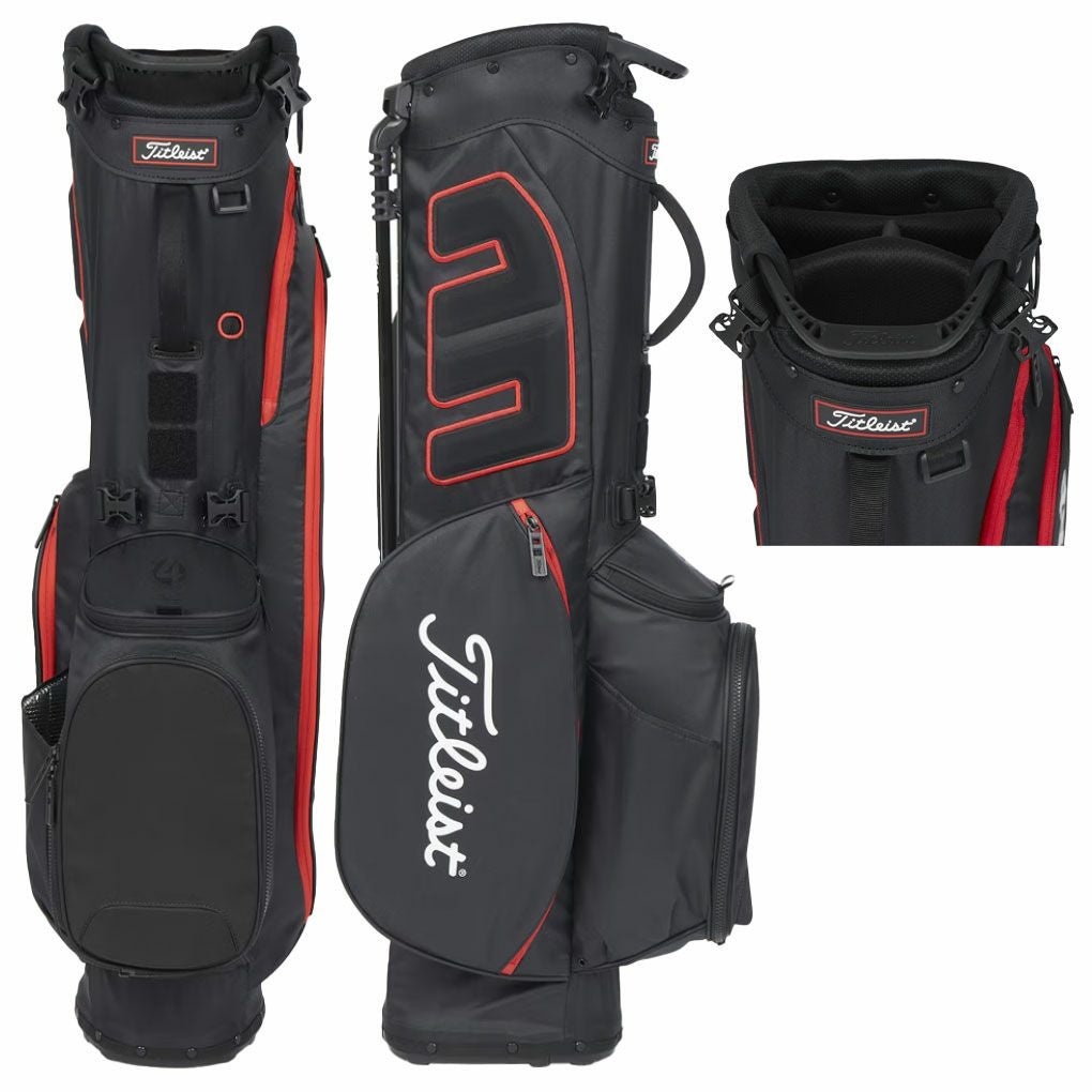 タイトリストPlayers4カーボンスタンドバッグTB23SX4Aキャディバッグ8.5型4分割ゴルフTitleist2025年モデル日本正規品