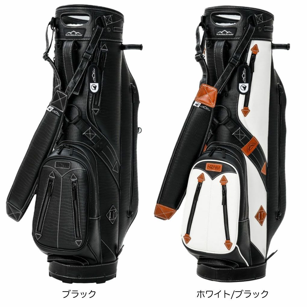 本間ゴルフキャディバッグ9型HONMASUNMOUNTAINクロコカートバッグCB72501HONMAGOLF2025年モデル日本正規品