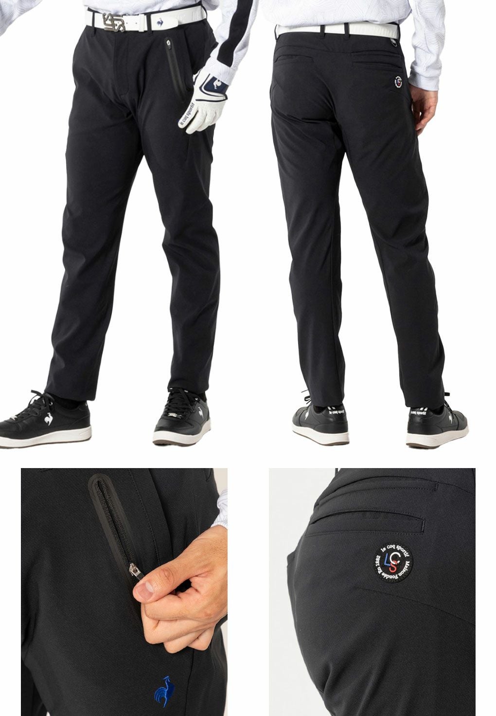 ルコックスポルティフ裏起毛ツイルロングパンツLG4FLP03MメンズlecoqsportifGOLF2024秋冬モデル日本正規品
