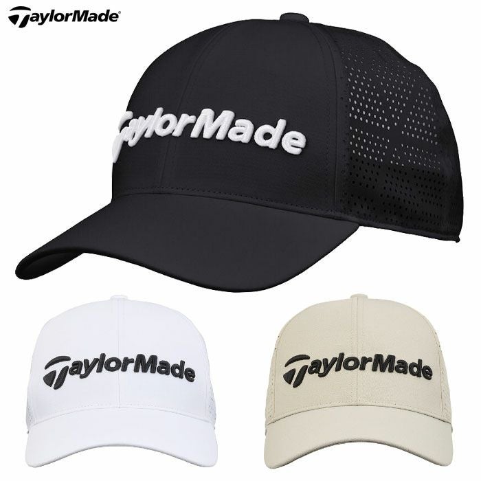 テーラーメイドMパンチングキャップUN554メンズゴルフキャップ帽子ゴルフTaylorMade日本正規品2025春夏モデル