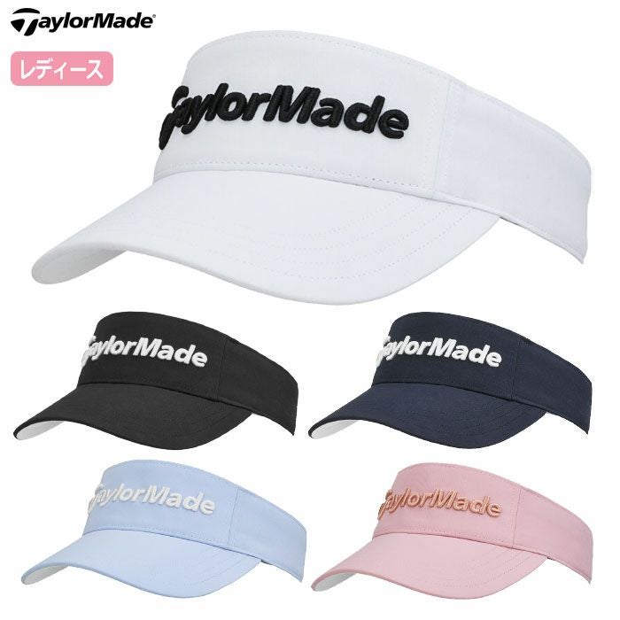 テーラーメイドWベーシックバイザーUN576レディースゴルフキャップ帽子ゴルフTaylorMade日本正規品2025春夏モデル