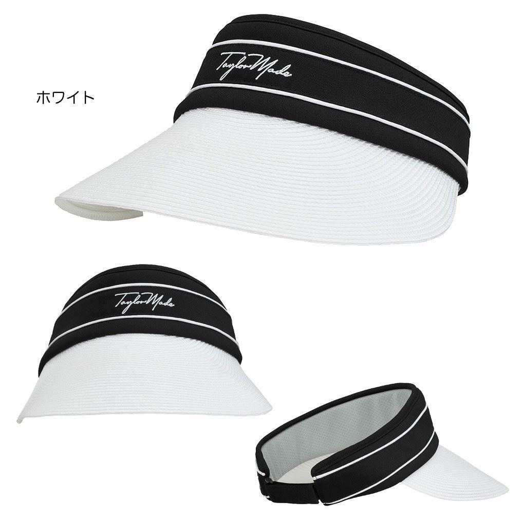 テーラーメイドWラタンブリムバイザーUN580レディースゴルフキャップ帽子ゴルフTaylorMade日本正規品2025春夏モデル