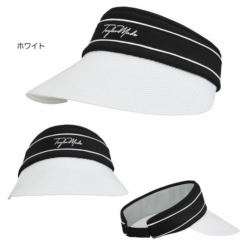 テーラーメイドWラタンブリムバイザーUN580レディースゴルフキャップ帽子ゴルフTaylorMade日本正規品2025春夏モデル