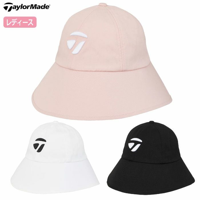 テーラーメイドWロングブリムバケットハットUN581レディースゴルフキャップ帽子ゴルフTaylorMade日本正規品2025春夏モデル