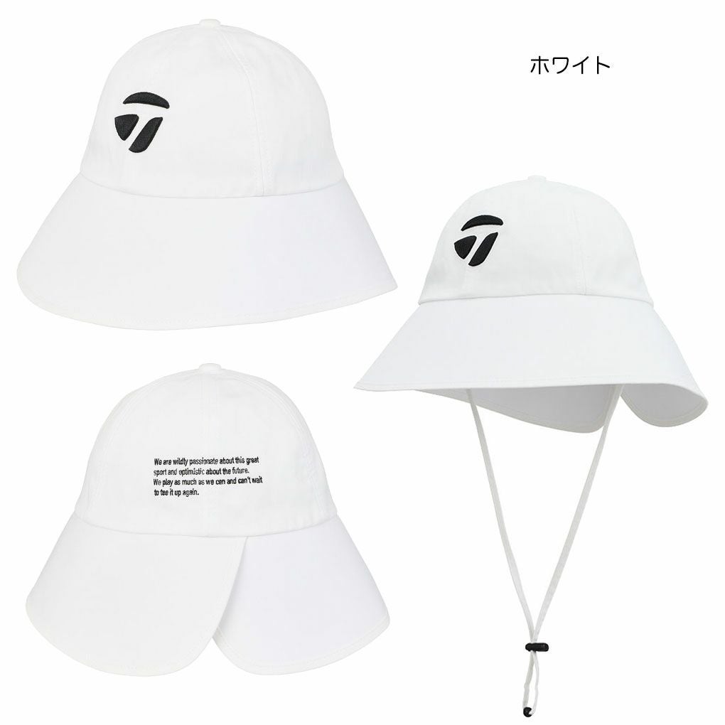 テーラーメイドWロングブリムバケットハットUN581レディースゴルフキャップ帽子ゴルフTaylorMade日本正規品2025春夏モデル