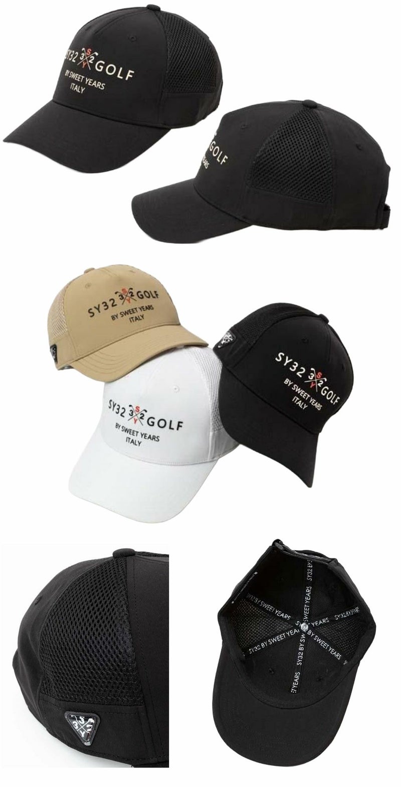 SY32GOLFSYG-25SG05SYMBOLICLOGOCAPメンズゴルフキャップ帽子CAPメンズ日本正規品2025春夏モデル