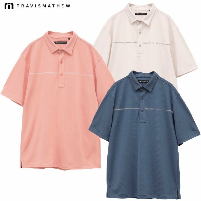 トラヴィスマシューキシリトールクール半袖ポロ7AL040メンズゴルフウェアトップスTravisMathew2025春夏モデル日本正規品