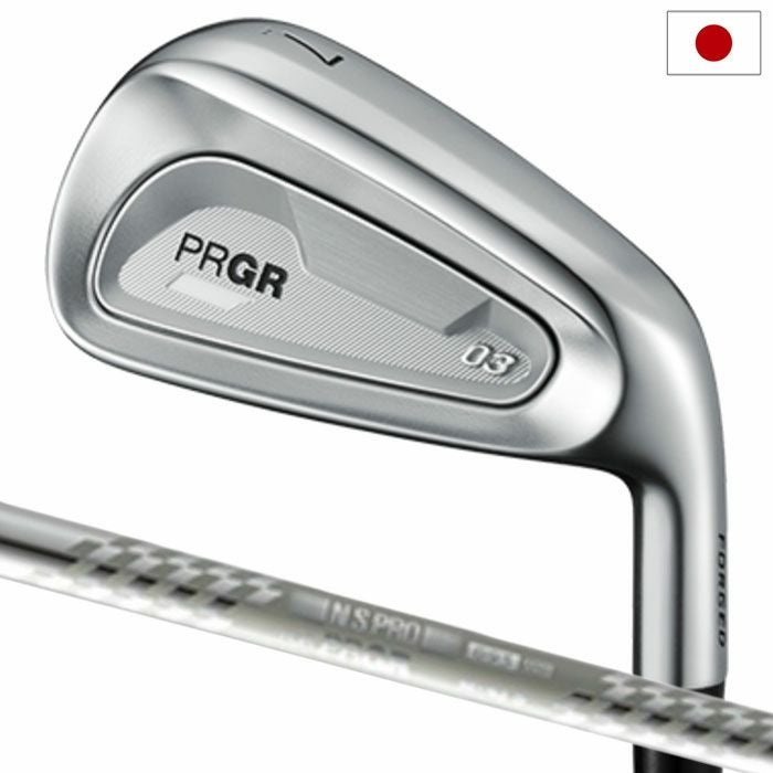プロギア PRGR 03 アイアン 5本組(#7-P,A) メンズ 右用 スペック