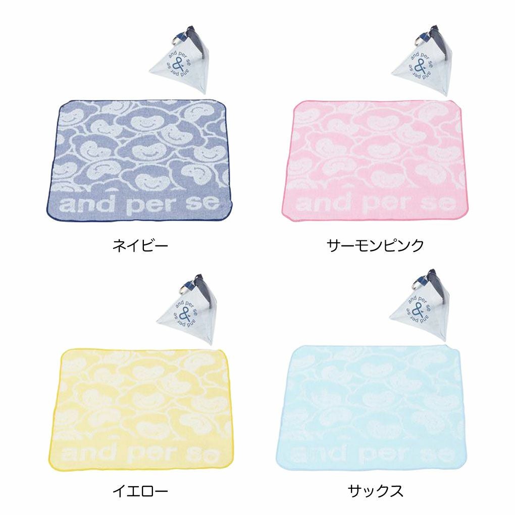 アンパスィミニタオル＆ポーチAUA0012ゴルフandperse2025年モデル日本正規品