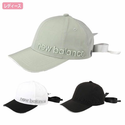 ニューバランスリボン6パネルキャップ0125187501レディースゴルフキャップ帽子newbalance2025春夏モデル日本正規品