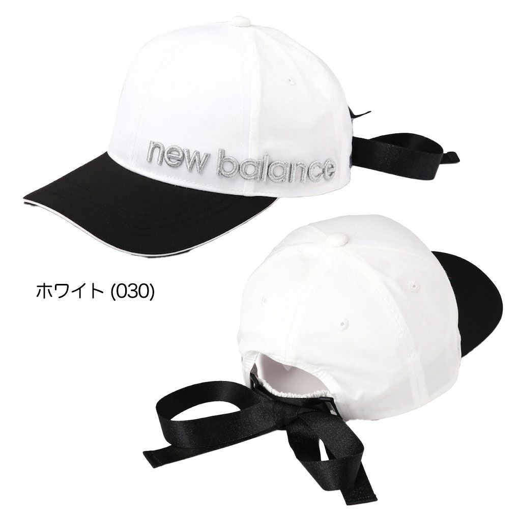 ニューバランスリボン6パネルキャップ0125187501レディースゴルフキャップ帽子newbalance2025春夏モデル日本正規品