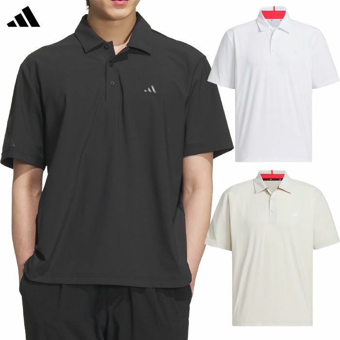 アディダスアディゼロバックプリント半袖シャツKTN21メンズゴルフウェアゴルフ2025春夏モデルadidas日本正規品
