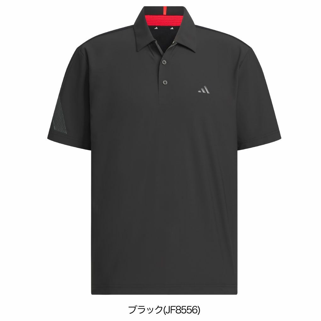 アディダスアディゼロバックプリント半袖シャツKTN21メンズゴルフウェアゴルフ2025春夏モデルadidas日本正規品