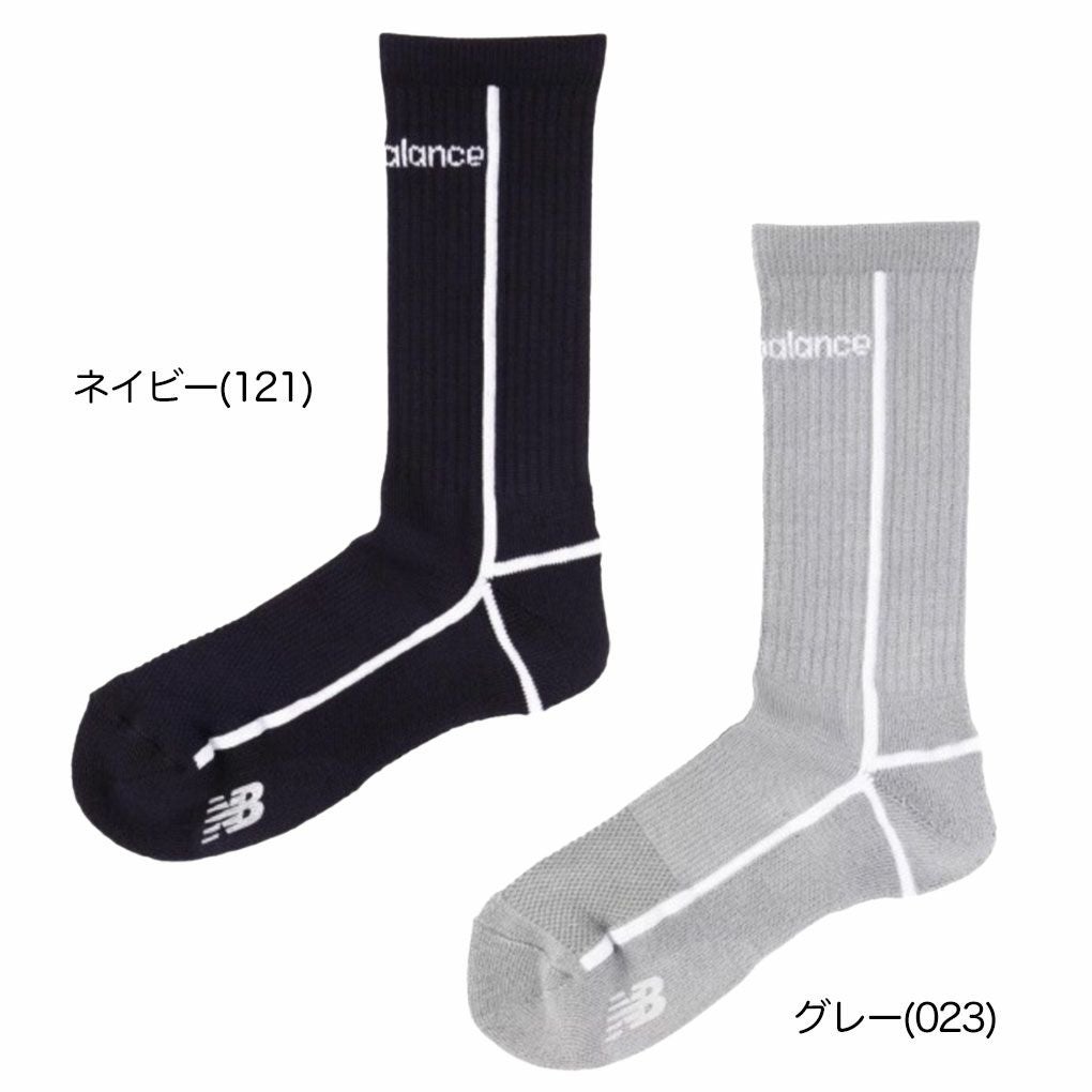 ニューバランスミドルソックス012-4286003メンズ靴下ゴルフnewbalance2024秋冬モデル日本正規品