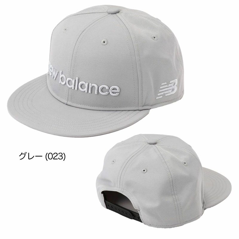ニューバランス刺繍ロゴフラットブリムキャップ0125187001メンズゴルフキャップ帽子newbalance2025春夏モデル日本正規品
