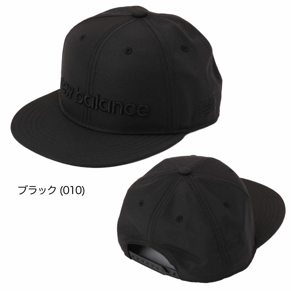 ニューバランス刺繍ロゴフラットブリムキャップ0125187001メンズゴルフキャップ帽子newbalance2025春夏モデル日本正規品