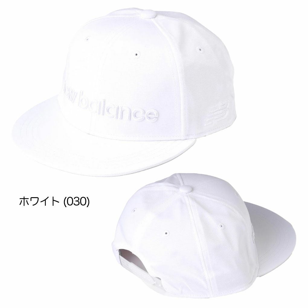 ニューバランス刺繍ロゴフラットブリムキャップ0125187001メンズゴルフキャップ帽子newbalance2025春夏モデル日本正規品