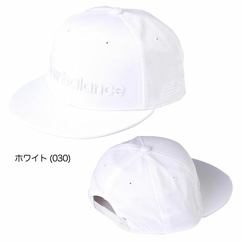 ニューバランス刺繍ロゴフラットブリムキャップ0125187001メンズゴルフキャップ帽子newbalance2025春夏モデル日本正規品
