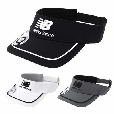 ニューバランスマグネット式マーカー付きバイザー0125987005メンズゴルフキャップ帽子newbalance2025春夏モデル日本正規品