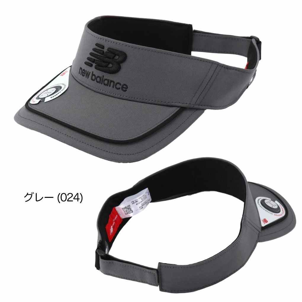 ニューバランスマグネット式マーカー付きバイザー0125987005メンズゴルフキャップ帽子newbalance2025春夏モデル日本正規品