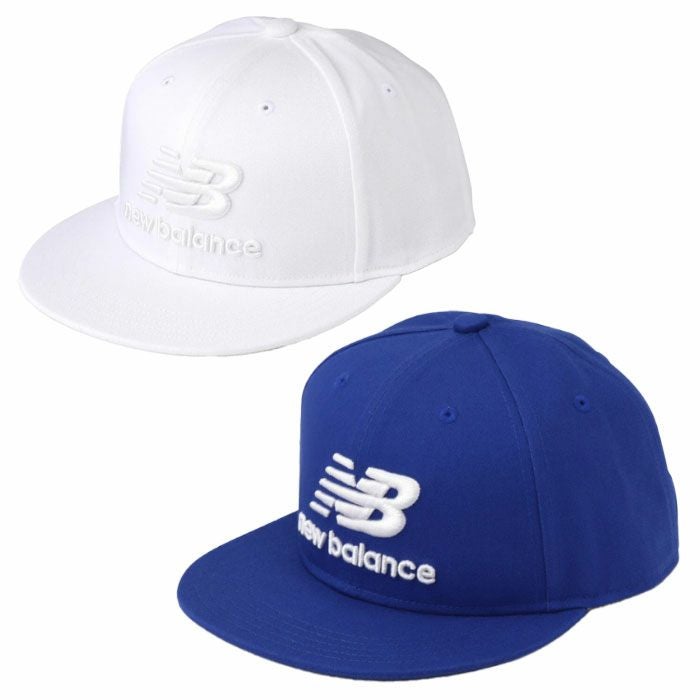 ニューバランス刺繍ロゴフラットブリムキャップ0125987006メンズゴルフキャップ帽子newbalance2025春夏モデル日本正規品