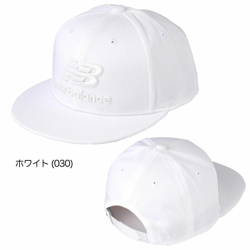ニューバランス刺繍ロゴフラットブリムキャップ0125987006メンズゴルフキャップ帽子newbalance2025春夏モデル日本正規品