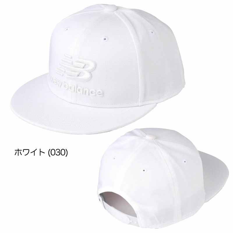 ニューバランス刺繍ロゴフラットブリムキャップ0125987006メンズゴルフキャップ帽子newbalance2025春夏モデル日本正規品