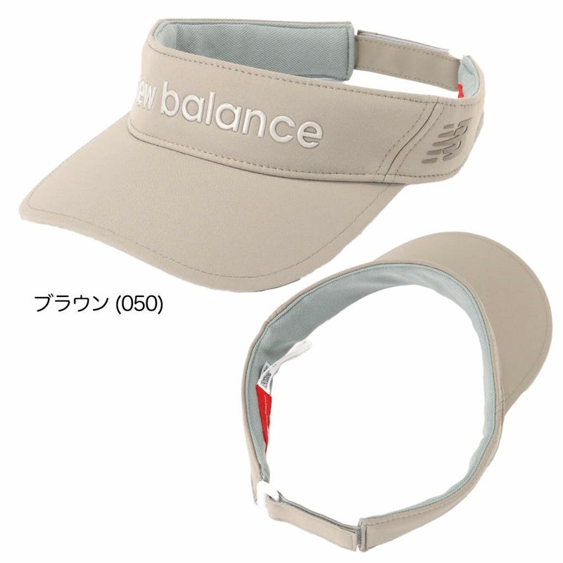 ニューバランスロゴバイザー0125987002メンズゴルフキャップ帽子newbalance2025春夏モデル日本正規品